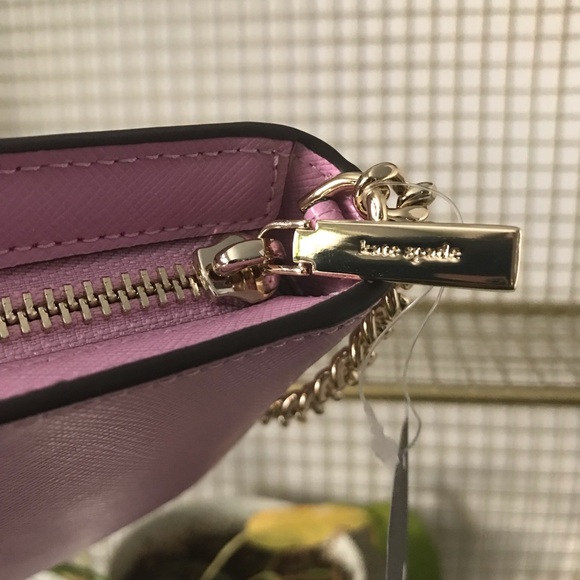 NWT Kate Spade- Madison Pouchette in Berry Cream - Picture 7 of 12
